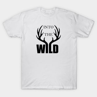 into the wild black T-Shirt